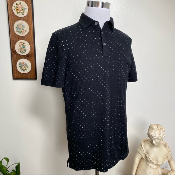 Banana Republic Luxury Touch Polka Dot Polo - Picture 8 of 16